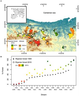 When Forests Take Over After Land Abandonment: Dissolved Organic Matter Response in Headwater Mountain Streams